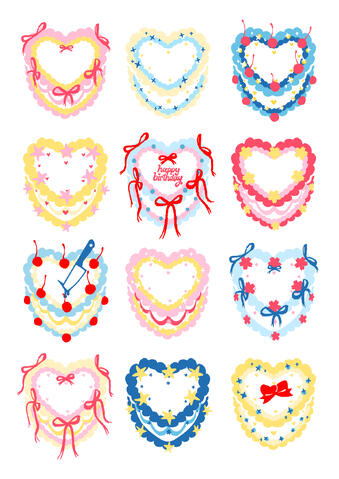 Heart Cakes Heart Cakes